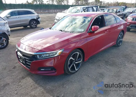 2018 Honda Accord Sport z USA, uszkodzony, nr VIN 1HGCV1F3XJA110718